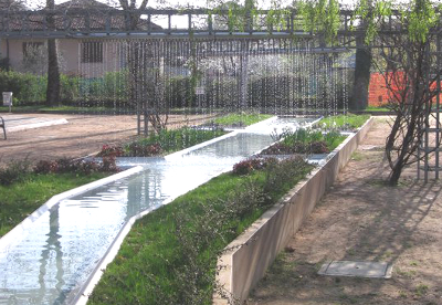 Foto della fontana al parco Il Giardinone